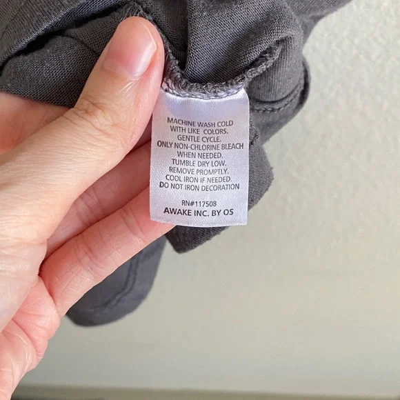 Zoe + Liv Charcoal Elephant Graphic Tee - Picture 3 of 9